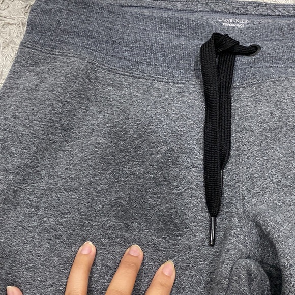 Calvin Klein Men's Jogger, Gray with logo print on the side (Medium) - Picture 3 of 9